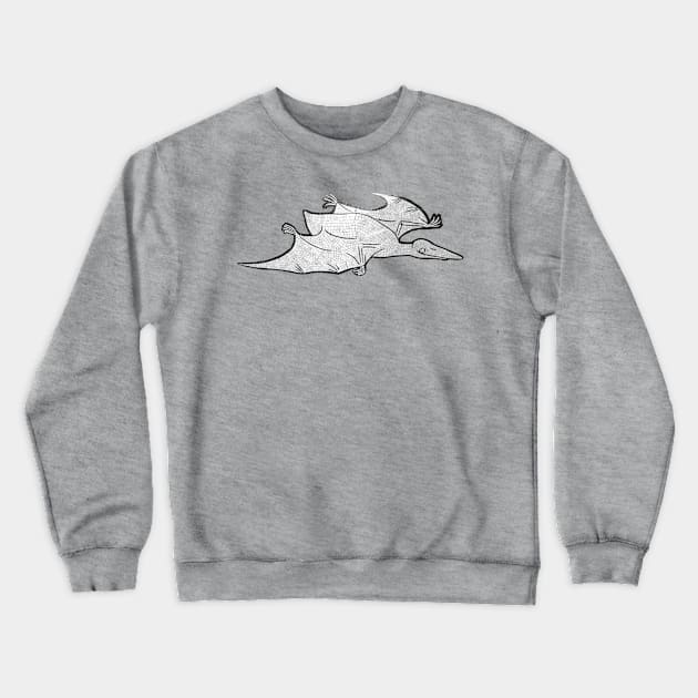 Pterodactyl Crewneck Sweatshirt by Art of V. Cook